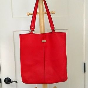 Cole Haan Red Pebble Leather handbag